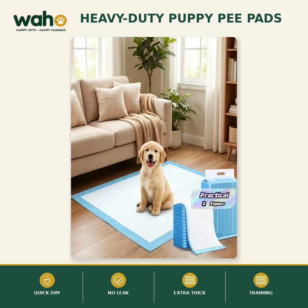 WAHO™ Heavy-Duty Puppy Pee Pads