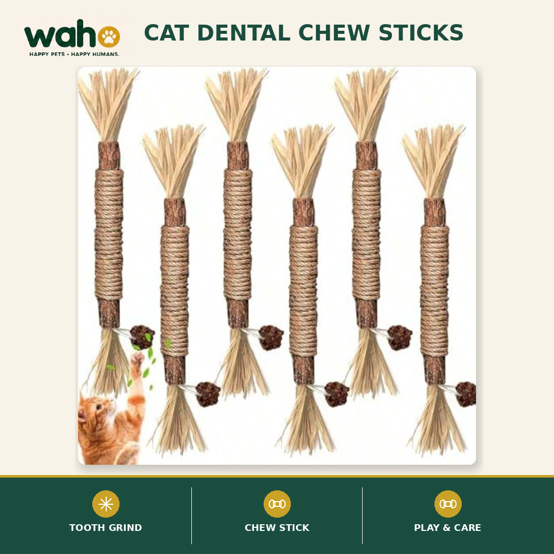 WAHO™ Cat Dental Chew Sticks