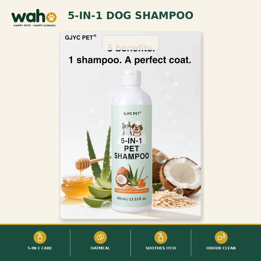 WAHO™ 5-in-1 Dog Shampoo