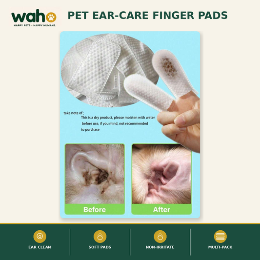 WAHO™ Pet Ear-Care Finger Pads