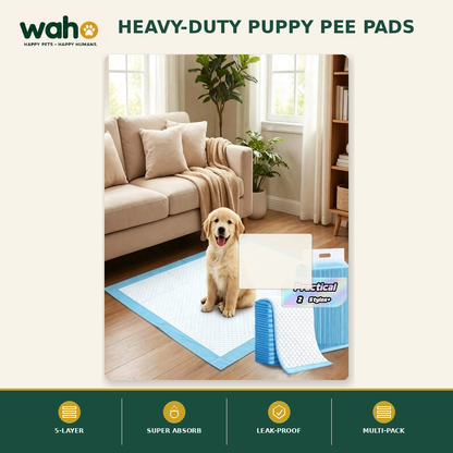 WAHO™ Heavy-Duty Puppy Pee Pads