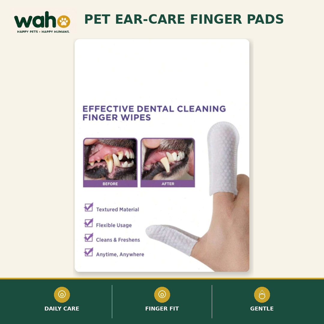 WAHO™ Pet Ear-Care Finger Pads