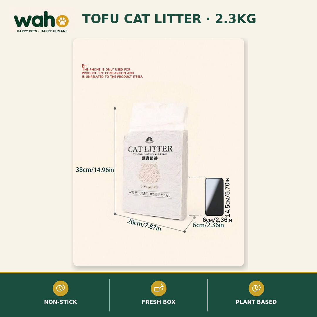 WAHO™ Tofu Cat Litter 2.3kg