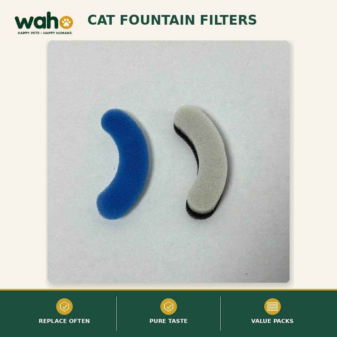 WAHO™ Cat Fountain Replacement Filters