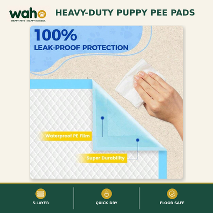 WAHO™ Heavy-Duty Puppy Pee Pads