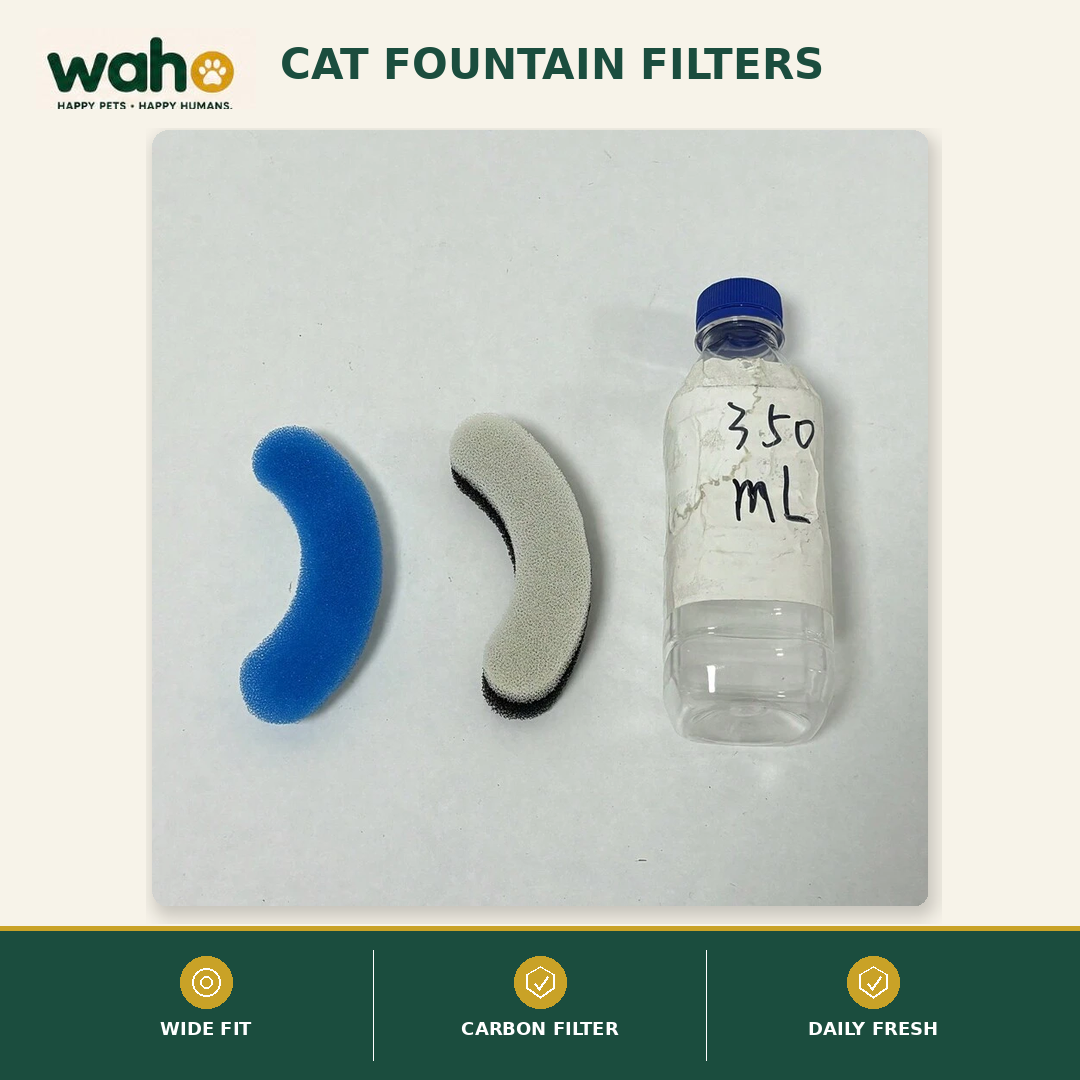 WAHO™ Cat Fountain Replacement Filters