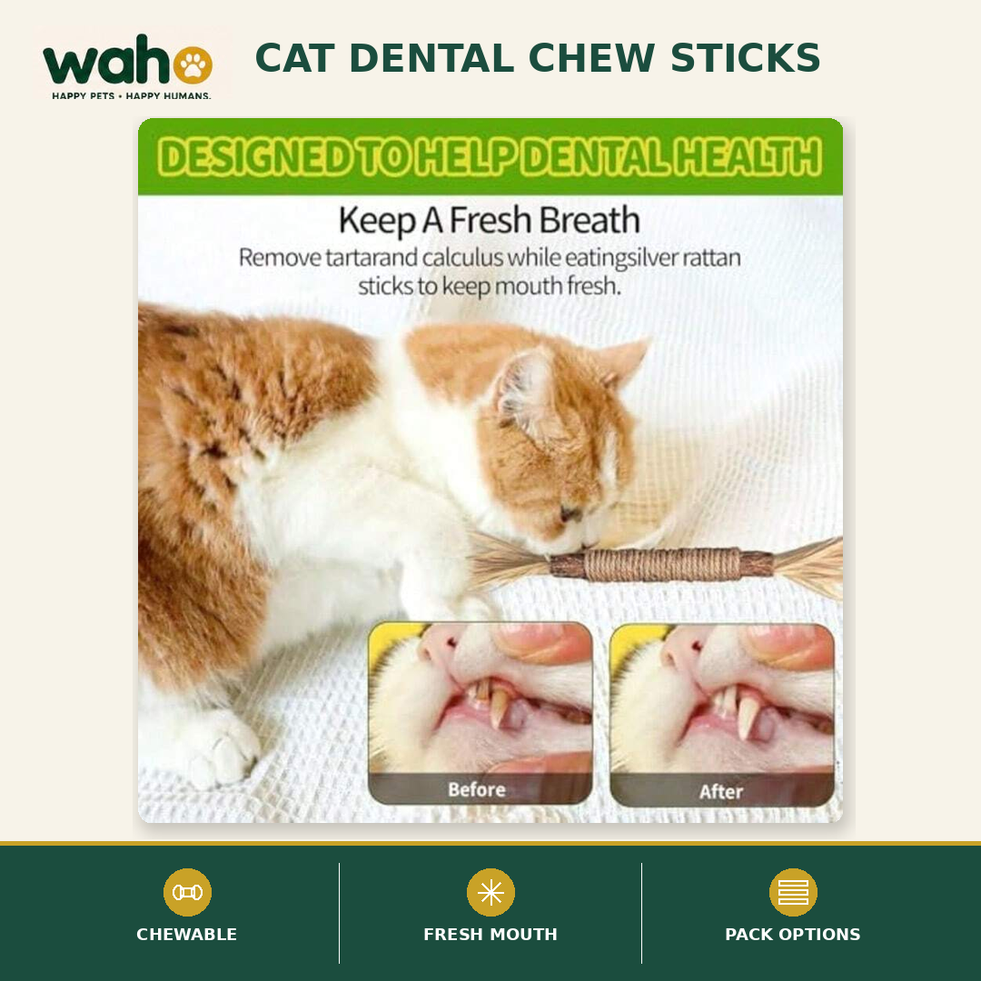 WAHO™ Cat Dental Chew Sticks