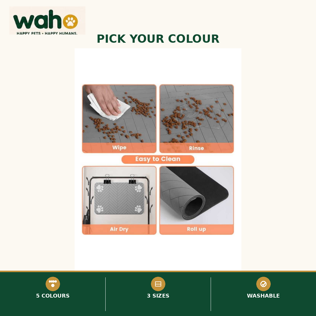 WAHO™ Pet Feeding Mat