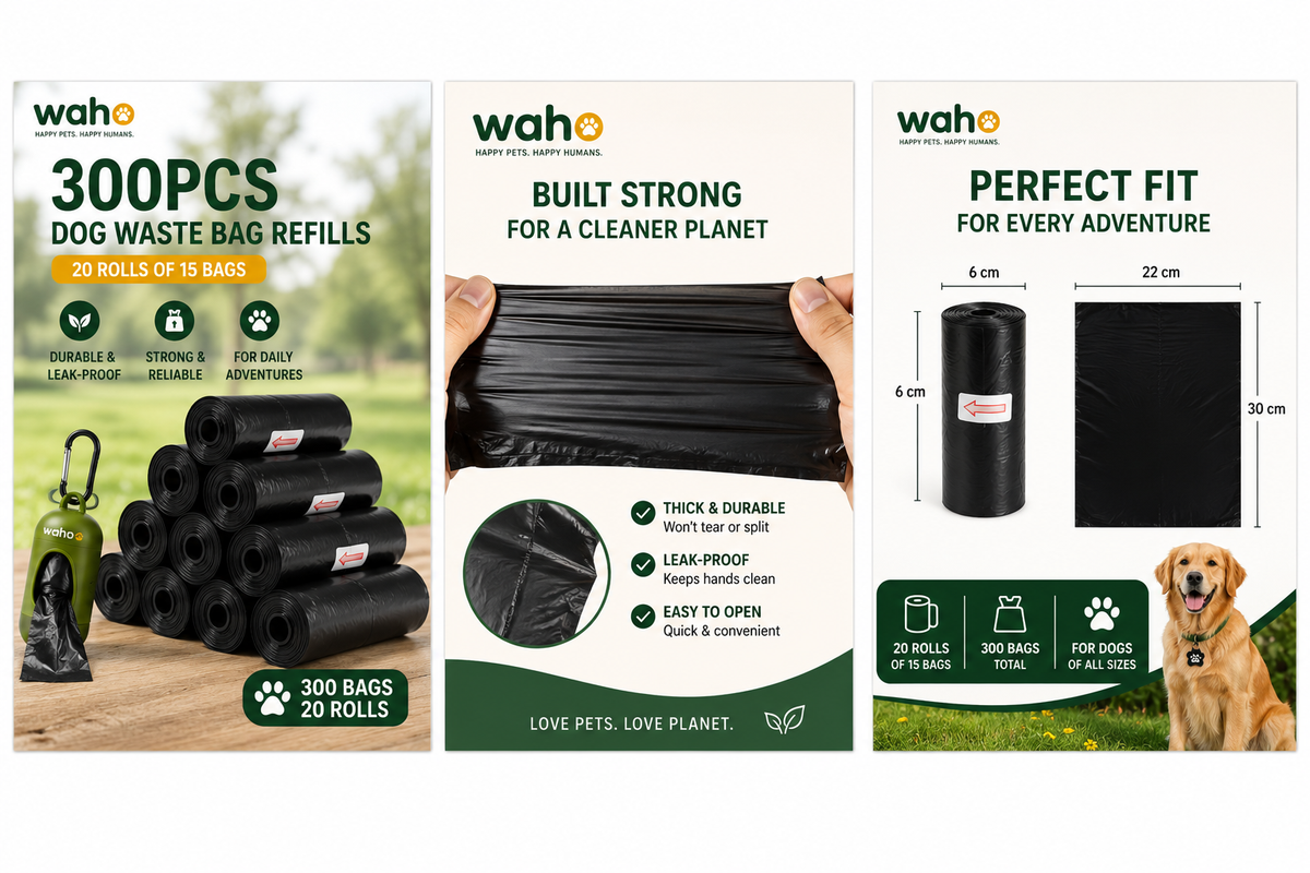 WAHO™ Dog Waste Bag Refills