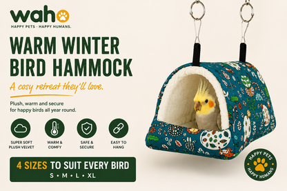 WAHO™ Cozy Hanging Bird Hammock