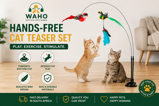 WAHO™ Hands-Free Bird Cat Teaser