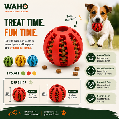 WAHO™ Interactive Treat & Chew Ball