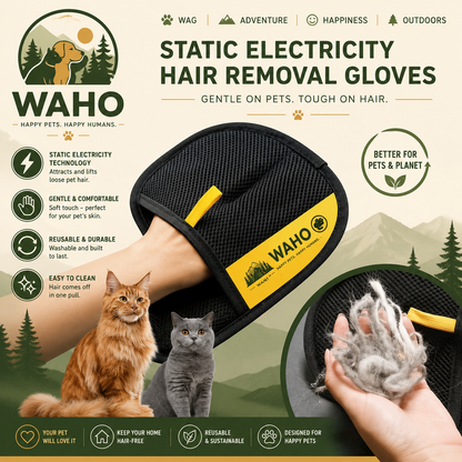 WAHO™ FurAway Reusable Pet Hair Removal Glove